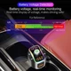 ФМ трансмиттер Aiver F67 MP3 RGB Bluetooth v5.0 MicroSD PD3.0 + QC3.0 - изображение 11