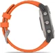 Смарт-годинник Garmin Fenix 6 Titanium with Ember Orange Band (010-02158-14) - зображення 2