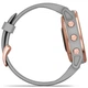 Смарт-годинник Garmin Fenix 6S Rose Gold-tone with Powder Gray Band (010-02159-21) - зображення 5
