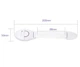 Набор Замок блокиратор тканевый универсальный на мебель от детей Белый Kids Guard 10 шт. Белый - изображение 6