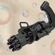 Электрический игрушечный пистолет для создания мыльных пузырей Gatling Черный - изображение 5