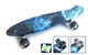 Скейтборд Пенни борд Penny Board 22" GALAXY Галактика Светящиеся колеса - изображение 1