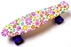 Скейтборд Пенни борд Penny Board 22" VIOLET FLOWERS Цветы Светящиеся колеса - изображение 5
