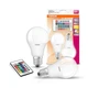 Лампа светодиодная OSRAM LED A60 9W 806Lm 2700К+RGB E27 пульт ДУ*2 (4058075430891) - изображение 1