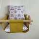 Дитячий гойдалка Infancy Карети, Жовта основа - зображення 4