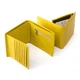 Женский кожаный кошелек Classik DR. BOND WN-7 yellow - изображение 3