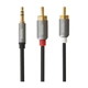 Аудио кабель Hoco UPA10 Lotus Double RCA Aux 3.5mm to RCA Серый - изображение 1