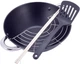 Казан чугунный "Wok" 3.6л, с антипригарным покрытием и аромо-крышкой - изображение 3
