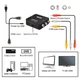 Конвертер переходник MDN подключение hdmi приставки Т2 к AV входу телевизора, 3 тюльпана со звуком (AC- HDMI-RCA) - изображение 4
