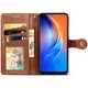 Кожаный чехол-книжка GETMAN Gallant (PU) для Samsung Galaxy A15 4G/5G / M15 5G Коричневый - изображение 3