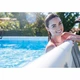 Басейн каркасний INTEX 26378/26376/28376, прямокутний, розмір 975*488*132 см, комплект: пісочний насос+хлор.чистка, волейб. сітка - зображення 3