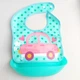 Слюнявчик Dr Gym SL20 на кнопках со съемным карманом Машина - изображение 1