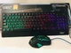 Комплект проводная клавиатура и мышка с LED подсветкой KEYBOARD UKC 4958 - изображение 1