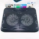 Охлаждающая подставка для ноутбука Notebook Cooling Pad N130 с диагональю до 15.4 дюймов Black - изображение 6