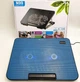 Подставка для ноутбука охлаждающая Notebook Cooling Partner N99 с подсветкой до 17 дюймов черная с синим - изображение 8
