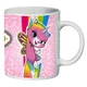 Кружка Райдужно метелик однорідна кішка SuperCup (чашка-SC-Rainbow Butterfly Unicorn Kitty-005) - зображення 1