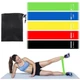 Резинка для фитнеса Fitness Loop Bands набор из 5 штук с чехлом (лента эспандер эластичная) - изображение 10