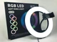 Кольцевая лампа 20 см Селфи LED кольцо цветное Кольцевой свет RGB LED лампа MJ20 Live Stream 15 цветов SOFT RING LIGHT - изображение 3