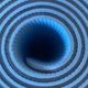 Фитнес-коврик Yoga Mat TPE 1,83мx0,61мx6мм для фитнеса, йоги, тренировок сине-голубой (MS-0613) - изображение 2