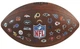 Мяч для американского футбола Wilson NFL Official 32 Team Logo SS20 (WTF1758XBNF32) - изображение 3