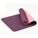 Фитнес-коврик Yoga Mat TPE 1,83мx0,61мx6мм для фитнеса, йоги, тренировок фиолетово-розовый (MS-0613) - изображение 6