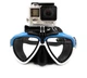 Маска для дайвинга с креплением для GoPro Telesin GP-DIV-GS2 Blue-White - изображение 1