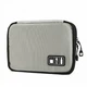 Дорожній органайзер для зарядок, проводів і кабелів Travel Pouch Сірий - зображення 1
