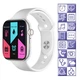 Смарт часы Smart Watch Series 6 FK99PLUS 44mm Aluminium 2 браслета Viber беспроводная зарядка silver - изображение 2