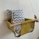 Дитячий гойдалка Infancy Сірий зигзаг, Жовта основа - зображення 6