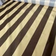 Ткань для тентов Super Textiles полоска коричневая и молочная оксфорд, ш. 150 см, пог.м. (2027) - изображение 1