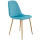 Стул обеденный LYMEL OPRA VELVET голубой 440х390х860 мм - изображение 4