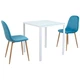 Стул обеденный LYMEL OPRA VELVET голубой 440х390х860 мм - изображение 5