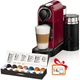 Капсульная кофемашина Nespresso с капучинатором CitiZ & Milk Cherry Red и дегустационный набор в подарок - изображение 1