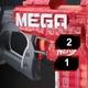 Бластер Нєрф Мєга Мотострайк Nerf Mega Motostryke Motorized 10-Dart Blaster Hasbro (E6473) - зображення 5