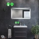 Прямоугольное зеркало с LED подсветкой 110 на 70 см, с механическим выключателем, модель Amado La Mir (Amadog177) - изображение 2