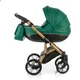 Дитяча універсальна Коляска 2 в 1 mioobaby ZOOM Royal Edition 13, 107, Зелений/золотий - зображення 3
