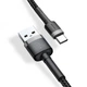Кабель Baseus Cafule Type-C 2A 2.0 м Gray-Black (CATKLF-CG1) - изображение 2