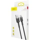 Кабель Baseus Cafule Type-C 2A 2.0 м Gray-Black (CATKLF-CG1) - изображение 5