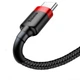 Кабель Baseus Cafule Type-C 3 A 1 м Red-Black (CATKLF-B91) - изображение 3