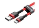Кабель Baseus Cafule Cable USB for Type-C 3A 0.5 м Red (CATKLF-A09) - изображение 1