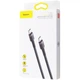 Кабель Baseus Cafule PD2.0 60Вт Type-C cable 20В 3A 2 м Gray/Black - изображение 3