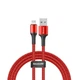 Кабель Baseus Yiven USB – Lightning 1.2 м Red (CALYW-09) - зображення 1