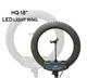 Кольцевая лампа профессиональная для фото и видео съёмки LED Soft Ring Light HQ-45 см. с держателем для телефона+стойка-штатив+ пульт (200см) - изображение 7