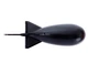 Ракета для прикормки FOX Spomb Large Black (DSM001) - изображение 2