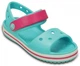 Сандалии Crocs Kids Crocband 12856-4FV-C6 23 Бирюзовый с розовым - изображение 3