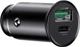 Автомобильное зарядное устройство BASEUS Circular Metal PPS Quick Charger Car Charger (Support VOOC) |1USB/1Type-C, 5A/30W, QC/PD| (CCYS-C01) - изображение 4