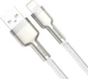 Кабель Baseus Cafule Metal Lightning 2.4A 2 м White (CALJK-B02) - изображение 3