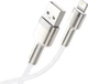 Кабель Baseus Cafule Metal Lightning 2.4A 2 м White (CALJK-B02) - изображение 4