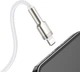 Кабель Baseus Cafule Metal Lightning 2.4A 2 м White (CALJK-B02) - изображение 6