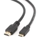 Кабель Cablexpert HDMI - mini-HDMI V 2.0 (M/M), 1.8 м, Black (CC-HDMI4C-6) - зображення 1